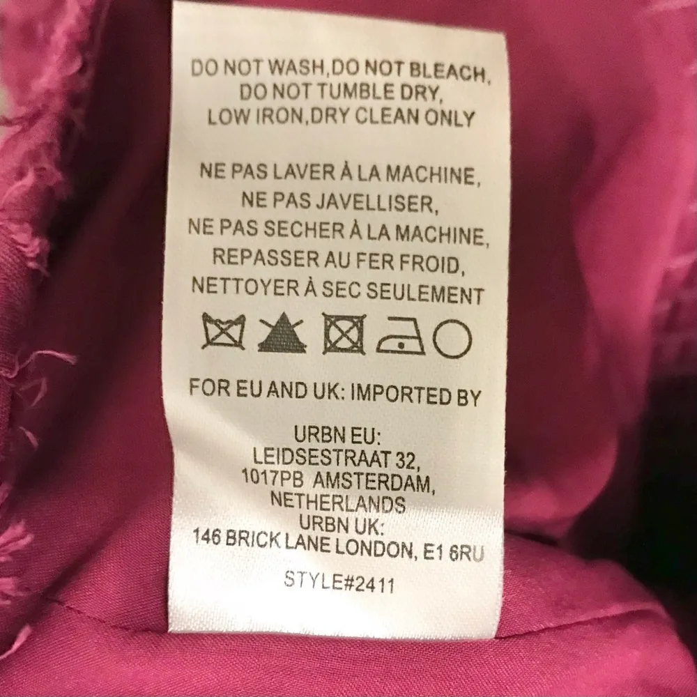 Anthropologie Hutch Raspberry Kenna Medley 3/4 Puff Sleeve Corset Crop Top NWT - Image 9