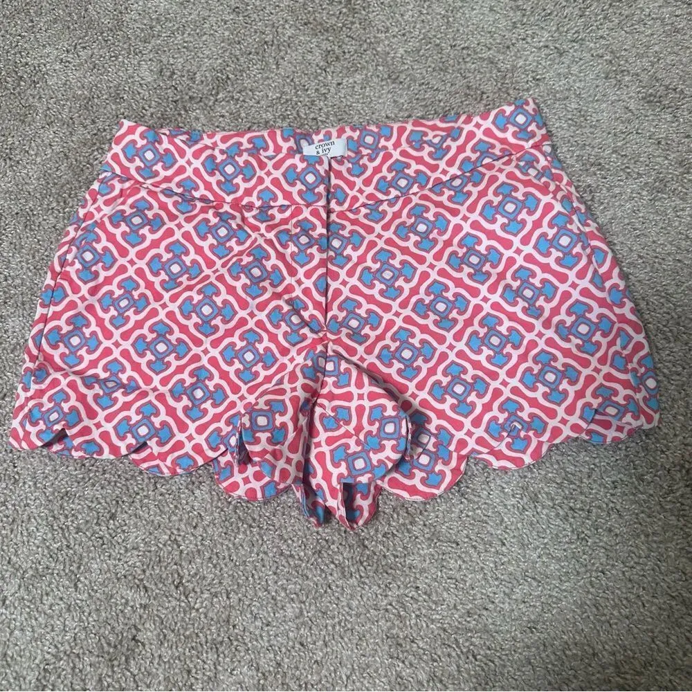 Crown & Ivy Women’s Shorts Bundle Lot Sz 8 & 8P Elephants Nautical Preppy Cruise - Image 10