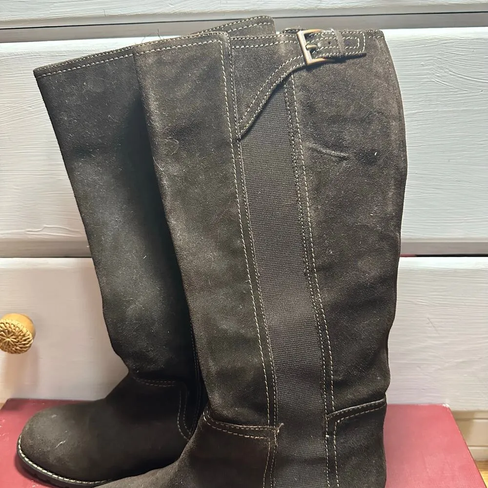 Sofft Balmoral Kenya Brown Suede Boots Size 8.5 - Image 7