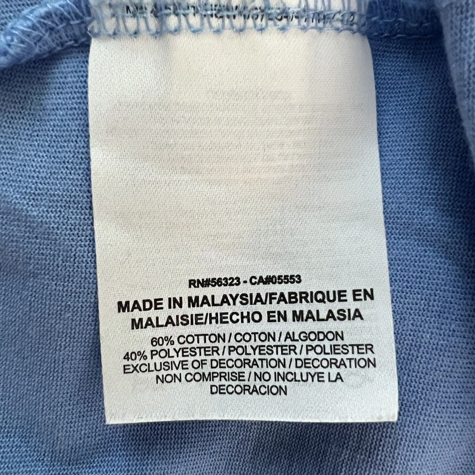 Nike Shirt Women XS Blue White Swoosh Logo The Nike Tee Casual‎ Basic Athleisure - Image 7