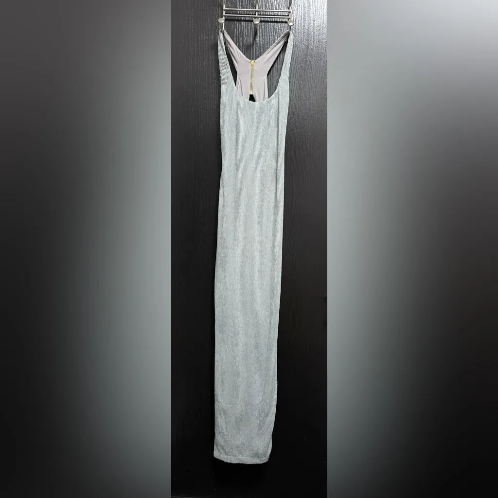 NWT Rumer Rosa Rib Maxi Seafoam Green Cut Out‎ Dress Sz XS $289 - Image 5