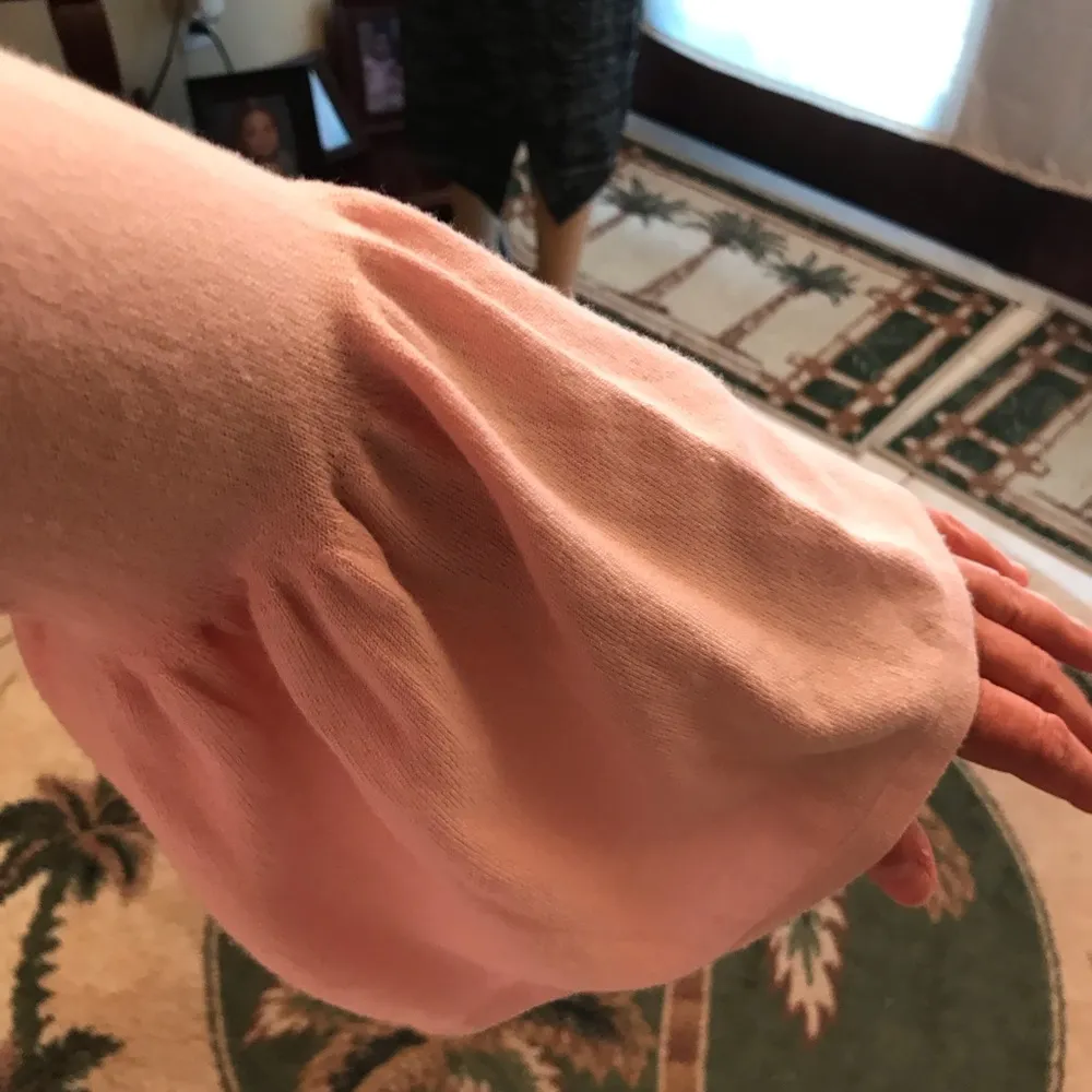 Pink Sweater Top with long bell sleeve - Image 4