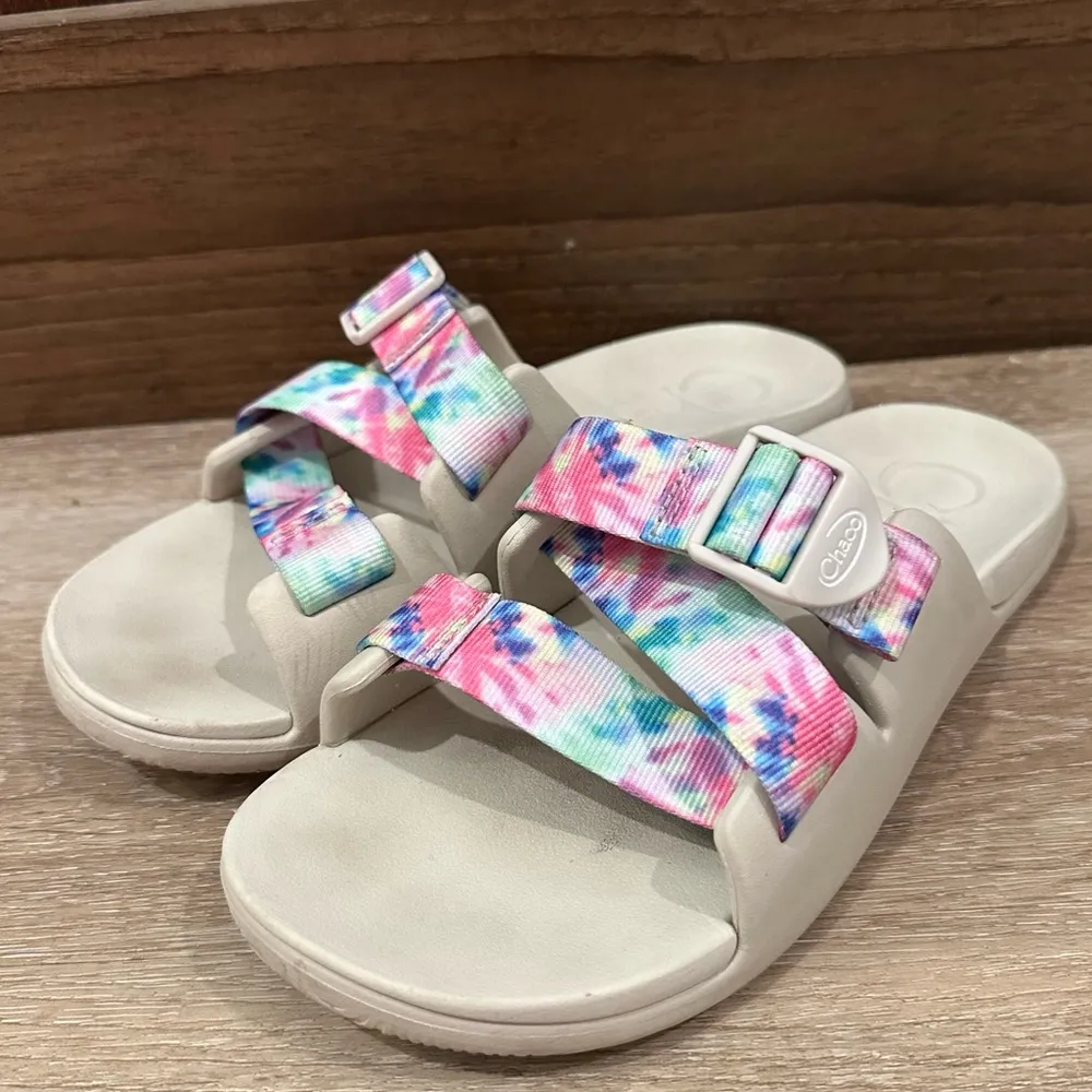Chaco Chillos Slide Light TieDye Comfort Sandal Women's US size 9 - Image 5