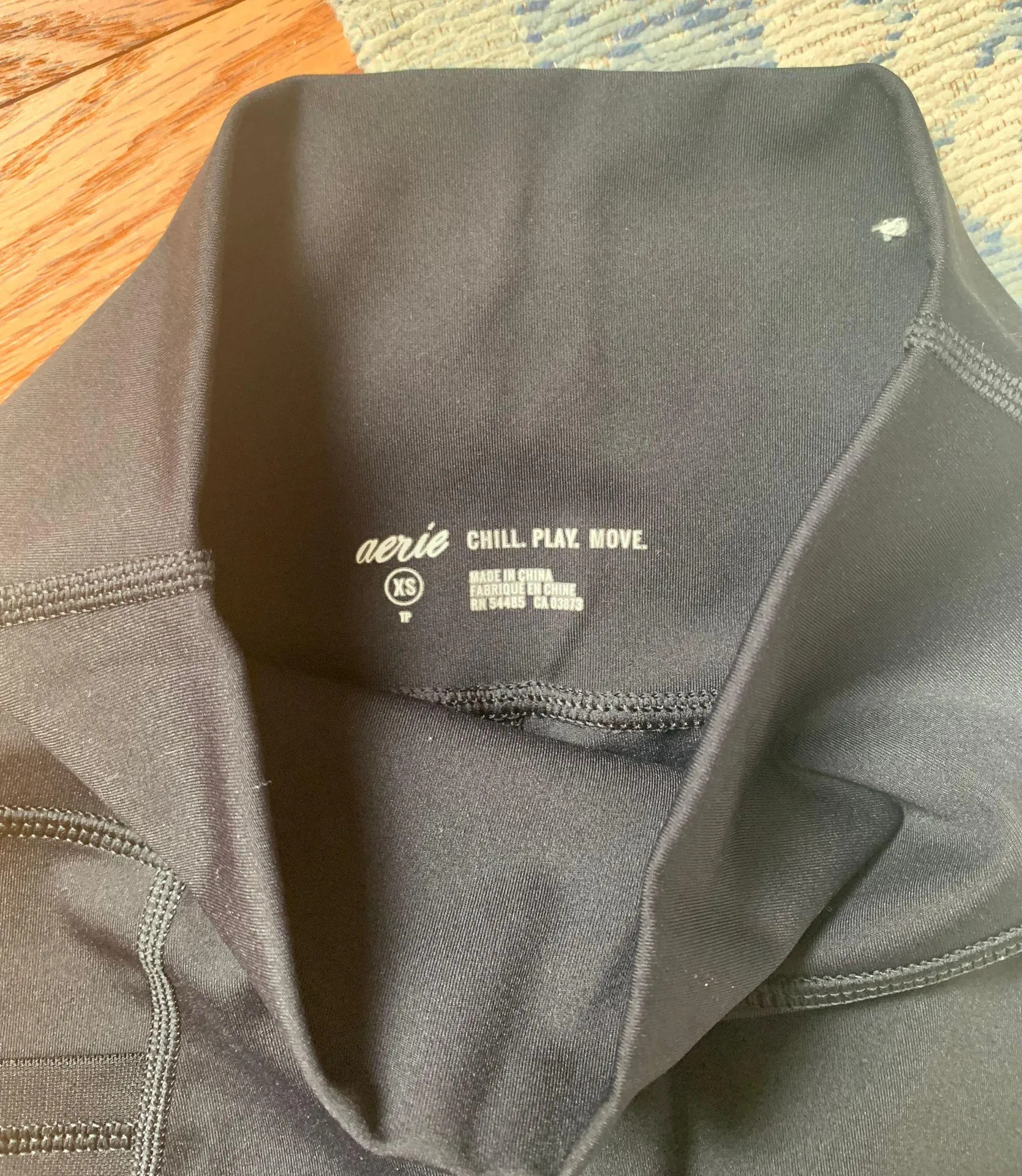 Aerie Black Bike Shorts - Image 3