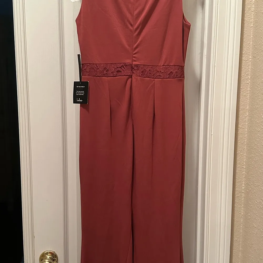 Lulus long brown/peach dress. - Image 3