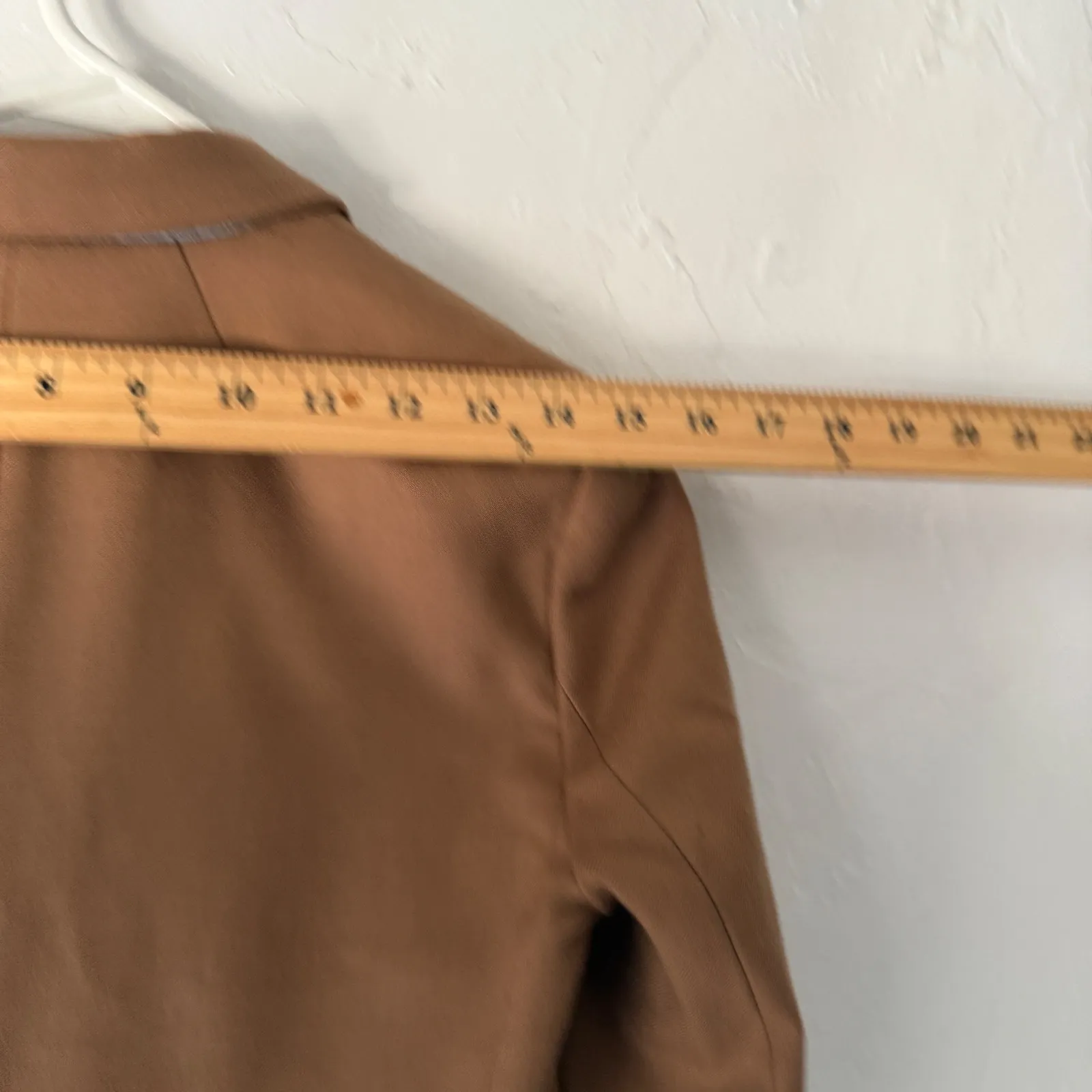 J.Crew Regent Blazer Women 0 Camel Brown Wool Blend Preppy Old Money Academia‎ - Image 7