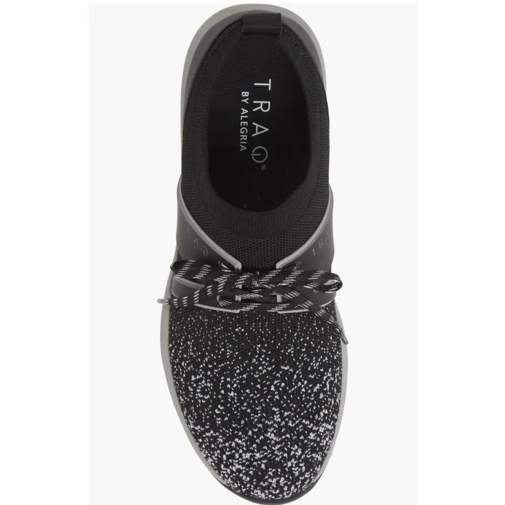 Traq by Alegria Qool Water Resistant Knit Black Sneaker Women Size 39 | 9 - Image 9