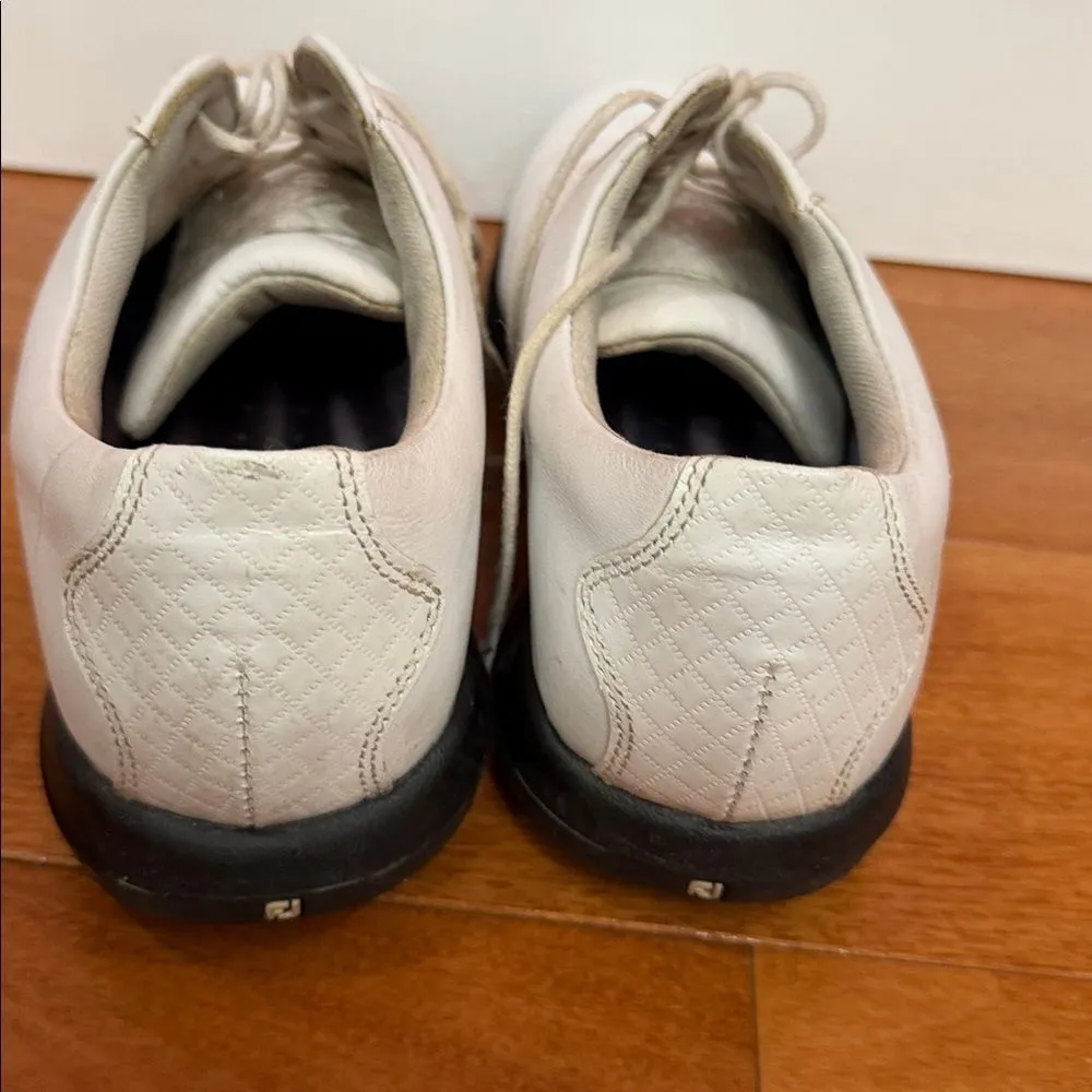 FootJoy Women’s DryJoys Pro/SL Golf Shoes White 99004 FJ Size 8.5 - Image 2