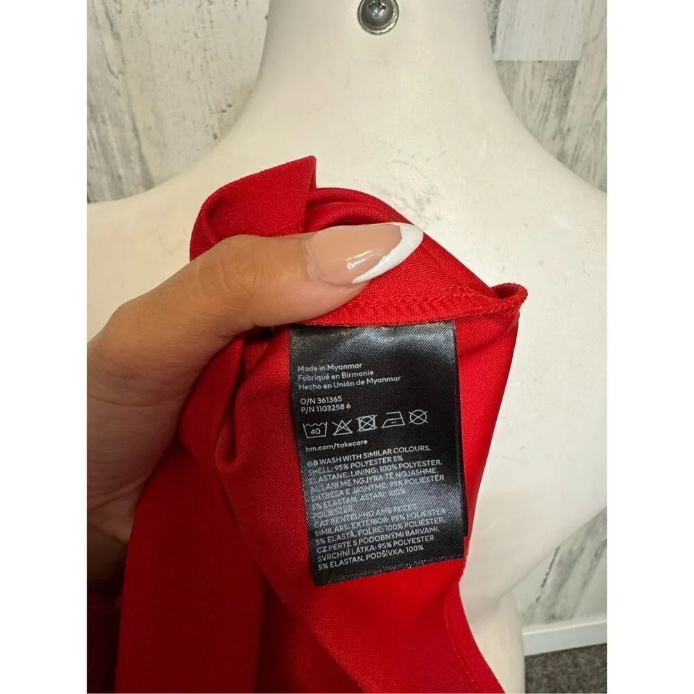 H&M Red blouse - Image 5