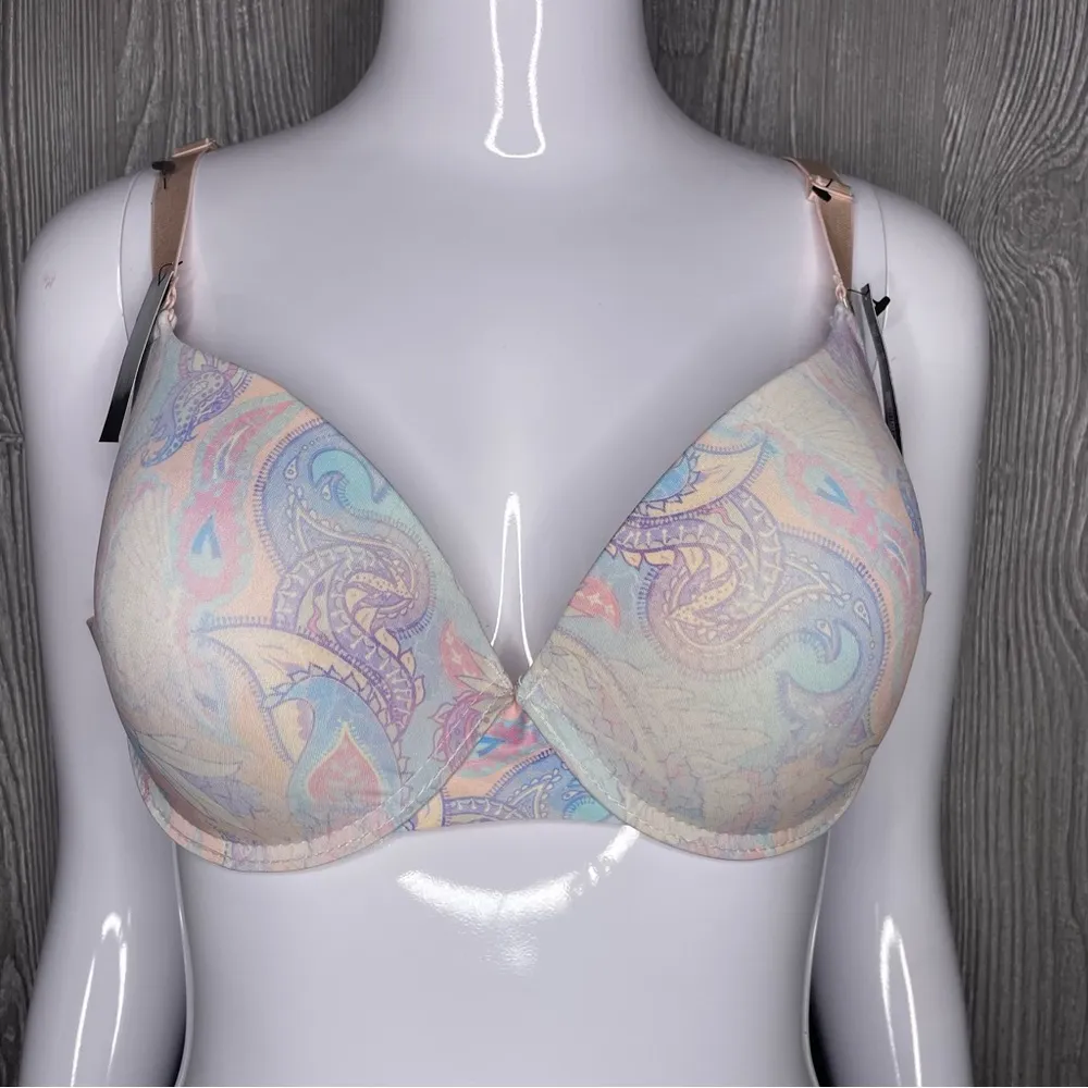 Nwt Catherine malandrino pastel paisley bra 44c style br3-cm083x - Image 6