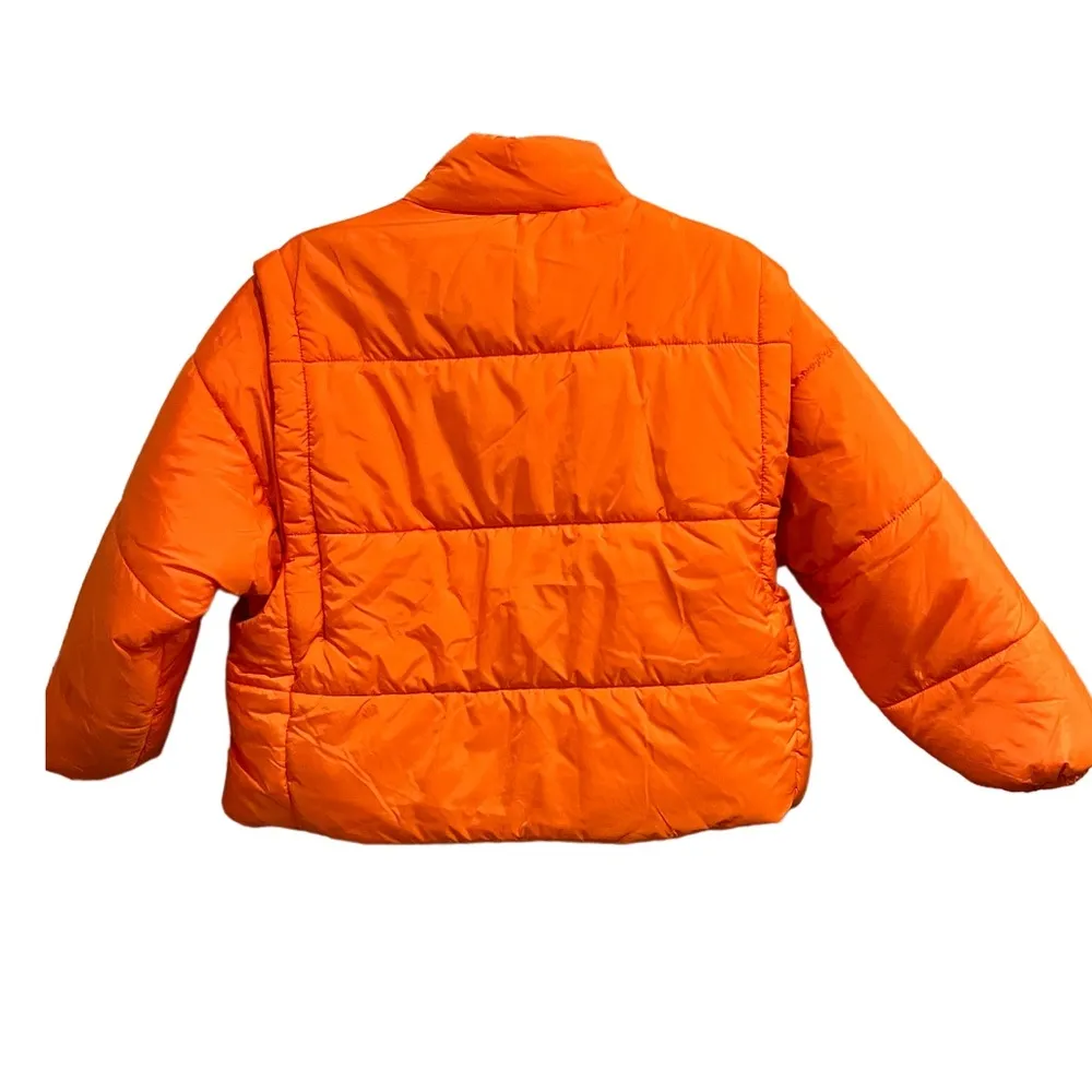 Culture Couture Orange Jacket Detachable Sleeves for Vest. Size M NWT Size M - Image 3