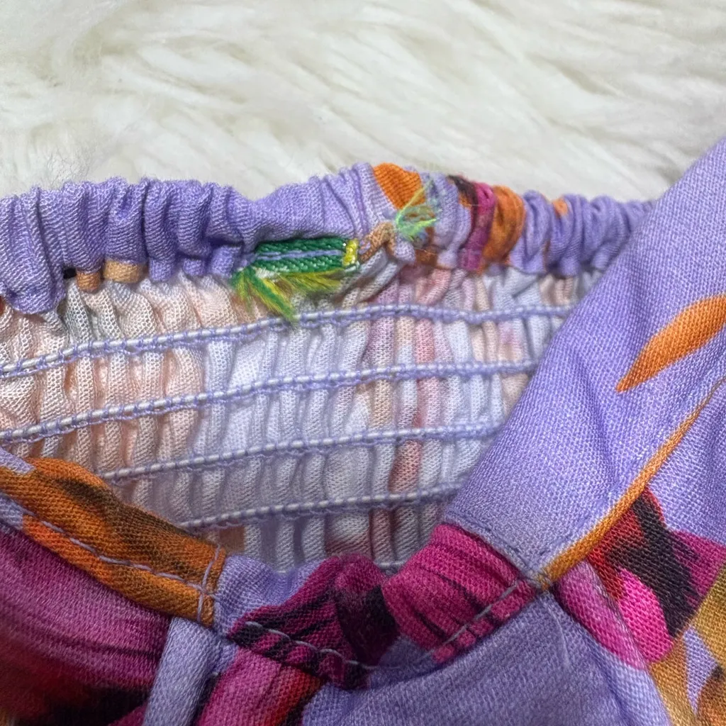 Farm Rio  Banana Pingo Printed Bralette Top - Image 11