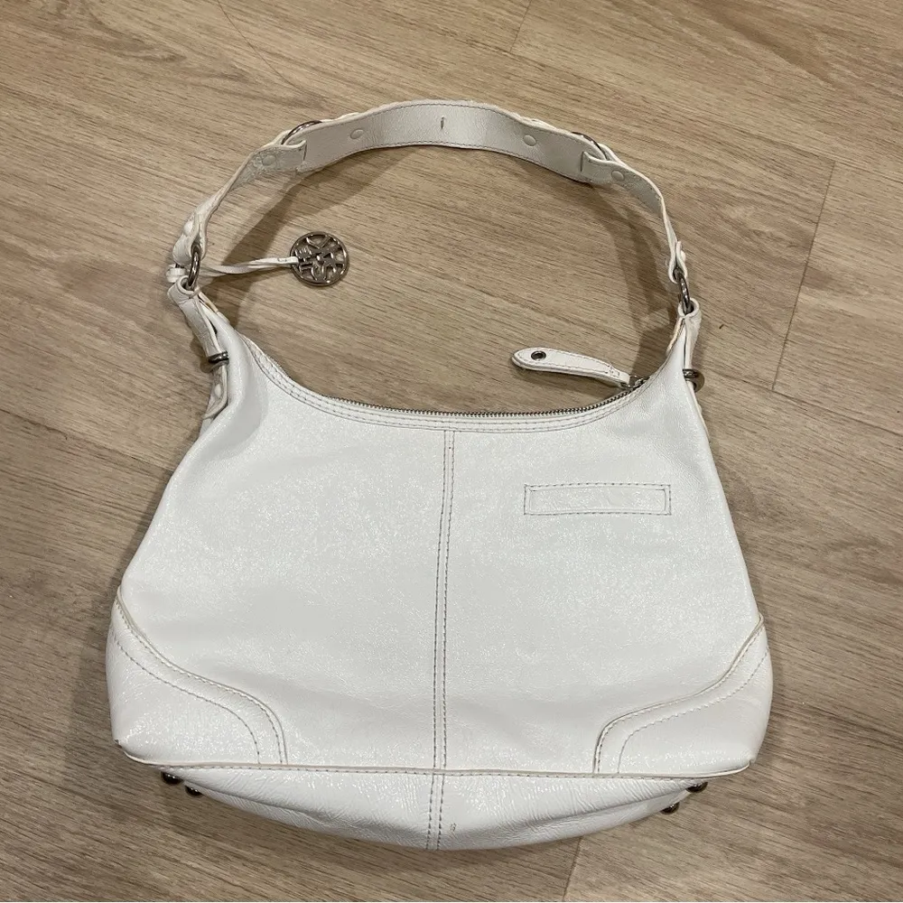Sak Elegant White Leather Shoulder Bag - Image 3