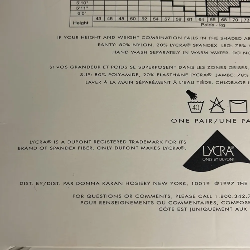 Donna Karan Vintage Just Sheer Hosiery Control Top Style 266 Powder Medium NWT - Image 12