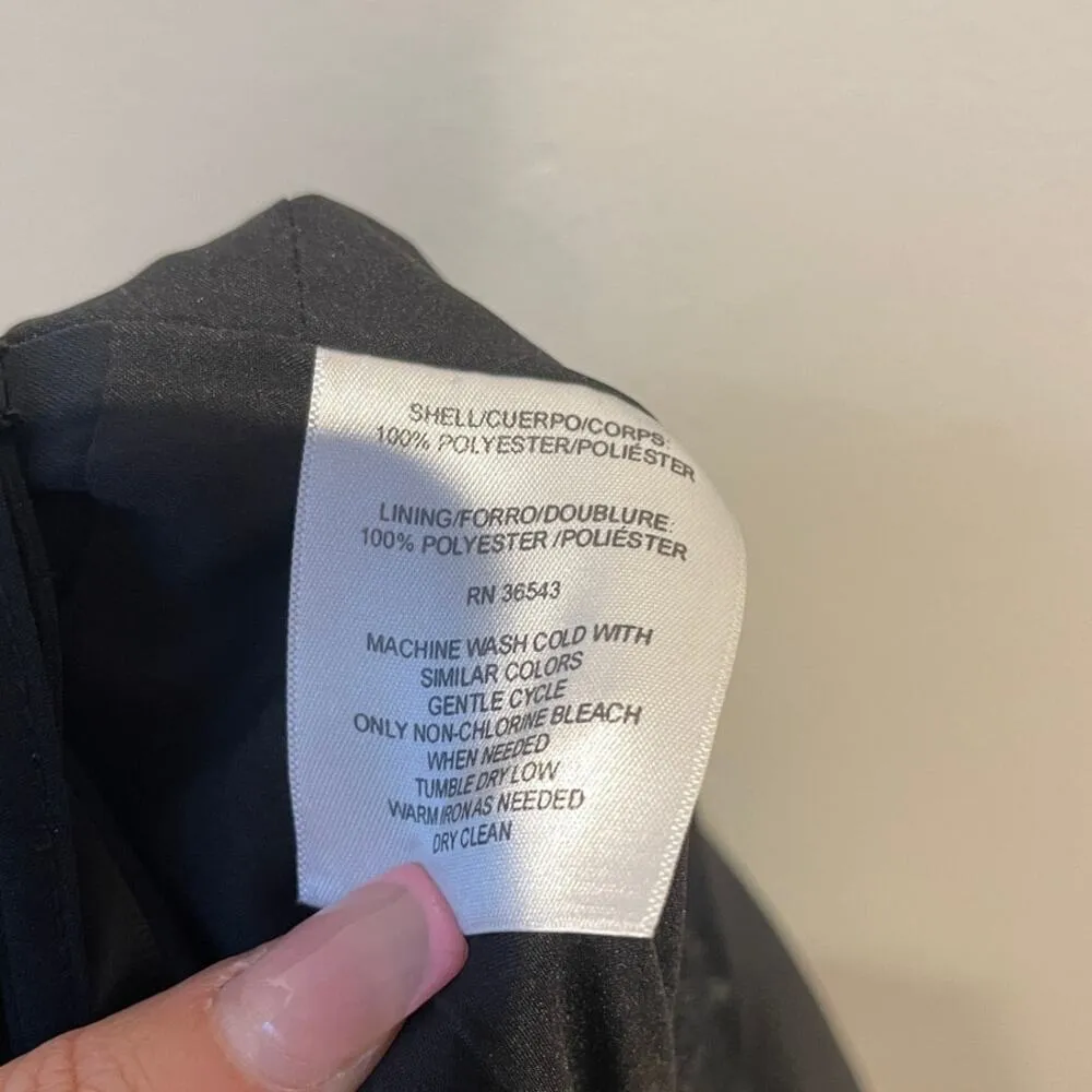 Calvin Klein Black Sleeveless Wide Leg Jumpsuit - Image 6