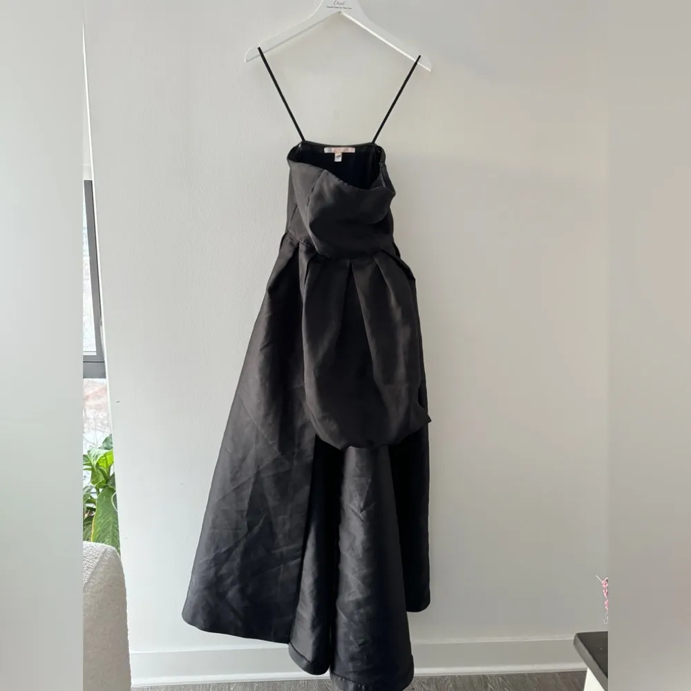 HUTCH Black Strapless Bubble High Low Gown 4 - Image 6