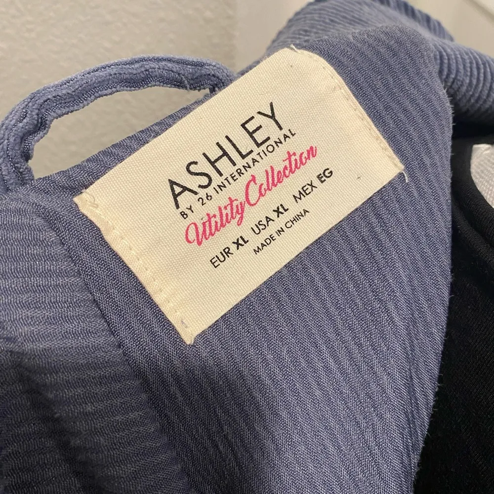 Ashley by 26 International Utility Collection Corduroy Cornflower Blue Shacket - Image 2