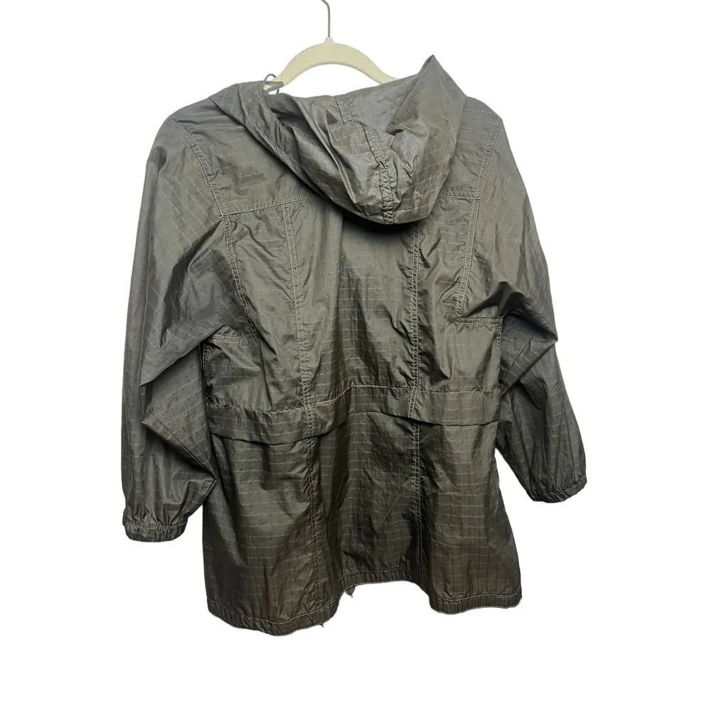 Etoile Isabel Marant Dark Green Windbreaker Hoodie Sz. 1 (US S) - Image 3