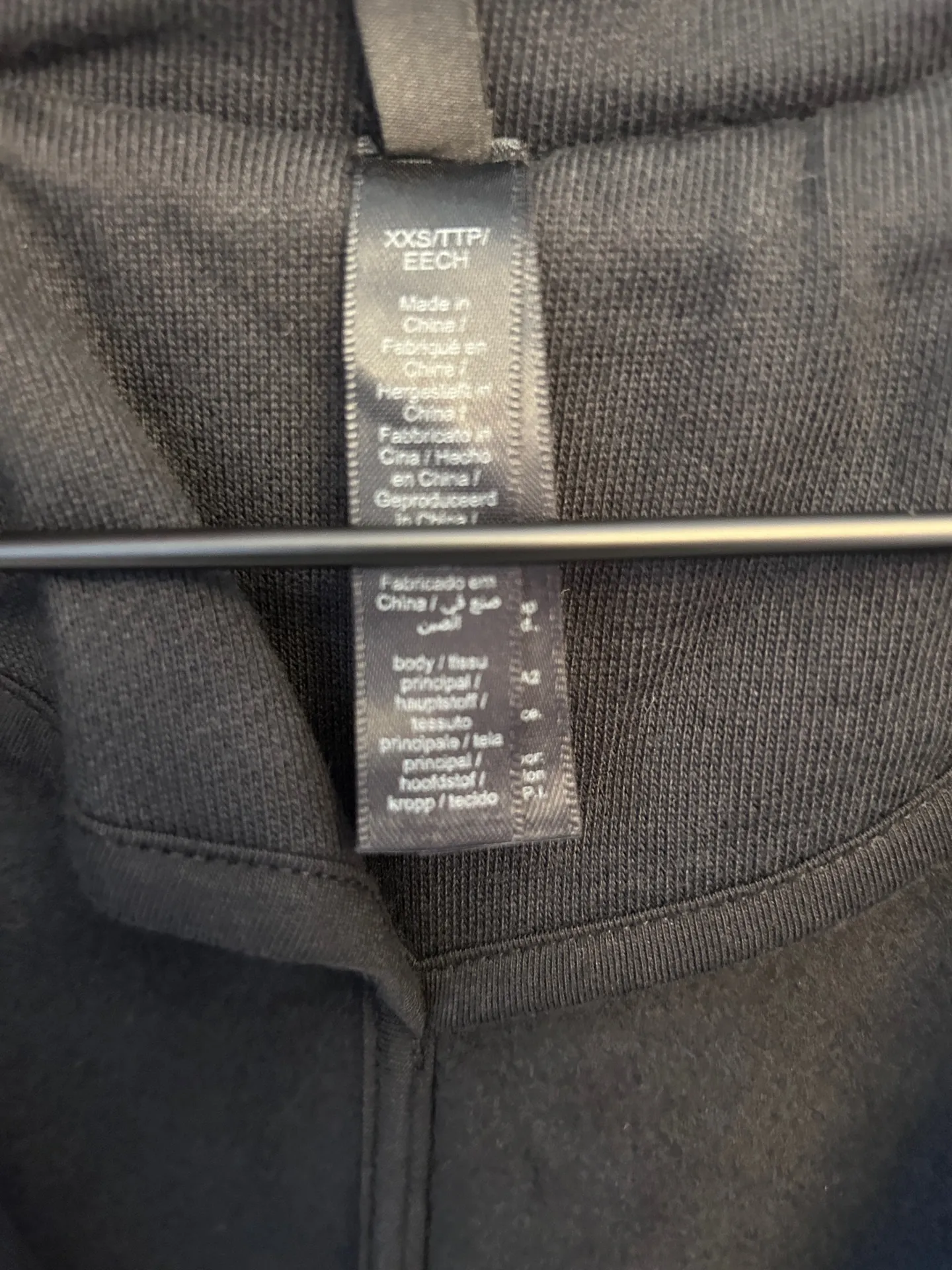 NWT SKIMS Boyfriend Fleece Trench Coat - Onyx XXS  OVERSIZED WILL FIT S-L$248 - Image 5