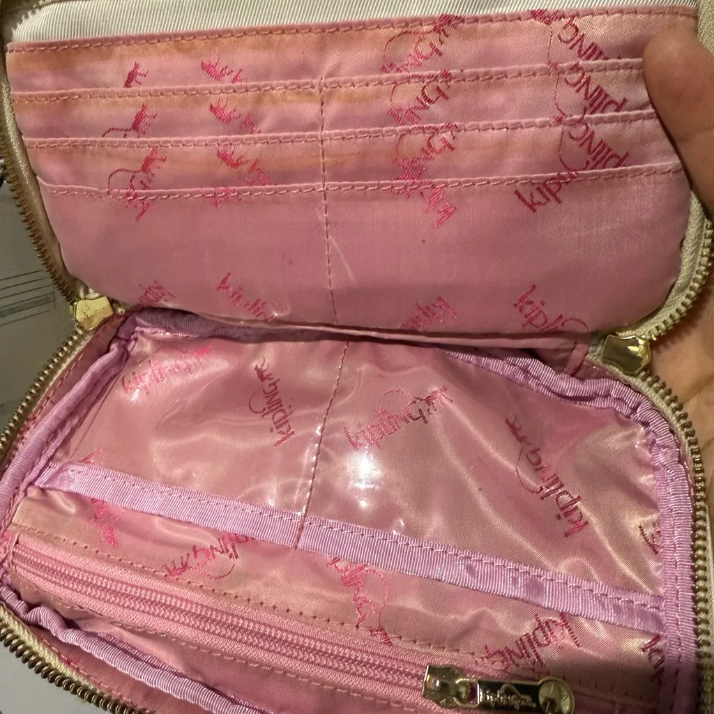 NWT Kipling Lena Crossbody Wallet Bag Combo‎ Tan 8x5” P - Image 7