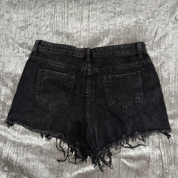 Black jeans shorts NWOT Size undefined - Image 2