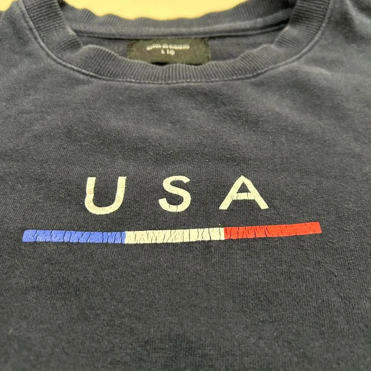 Cotton On Vintage vibes USA Navy Sweatshirt - Image 5