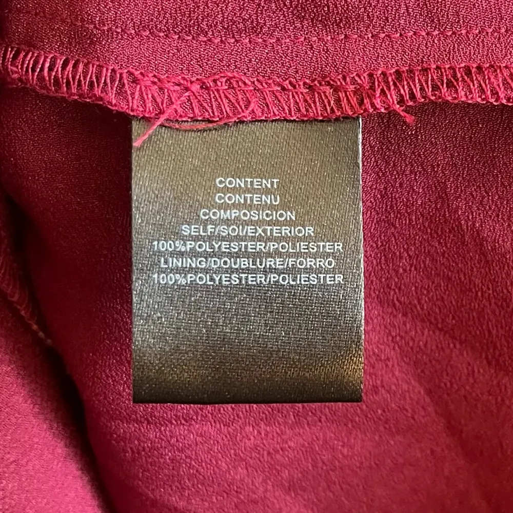 Wayf Dress Rosie Dress Red Roses Floral Asymmetrical Hem Puff Sleeves Sz S NWT - Image 11