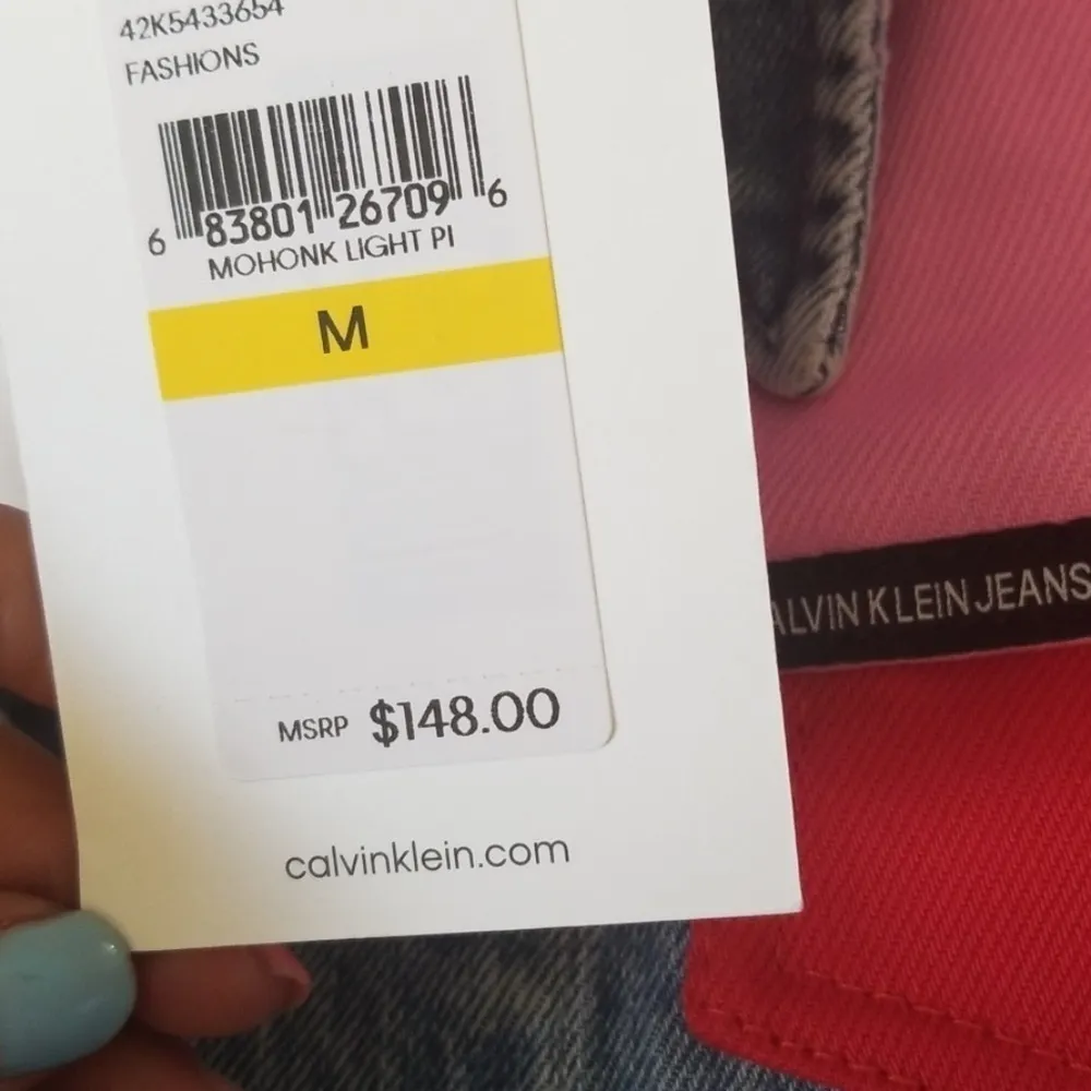 Calvin Klein Jean dress medium - Image 5