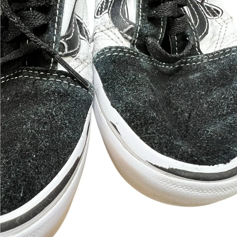 Vans Old Skool Flame Women’s sneakers in black/white - Size 8 - Image 7