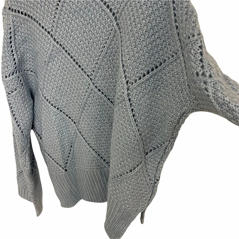 FATE Betti Diamond Sweater Baby Blue Heavy Warm Winter Cozy NWT Size Medium - Image 11