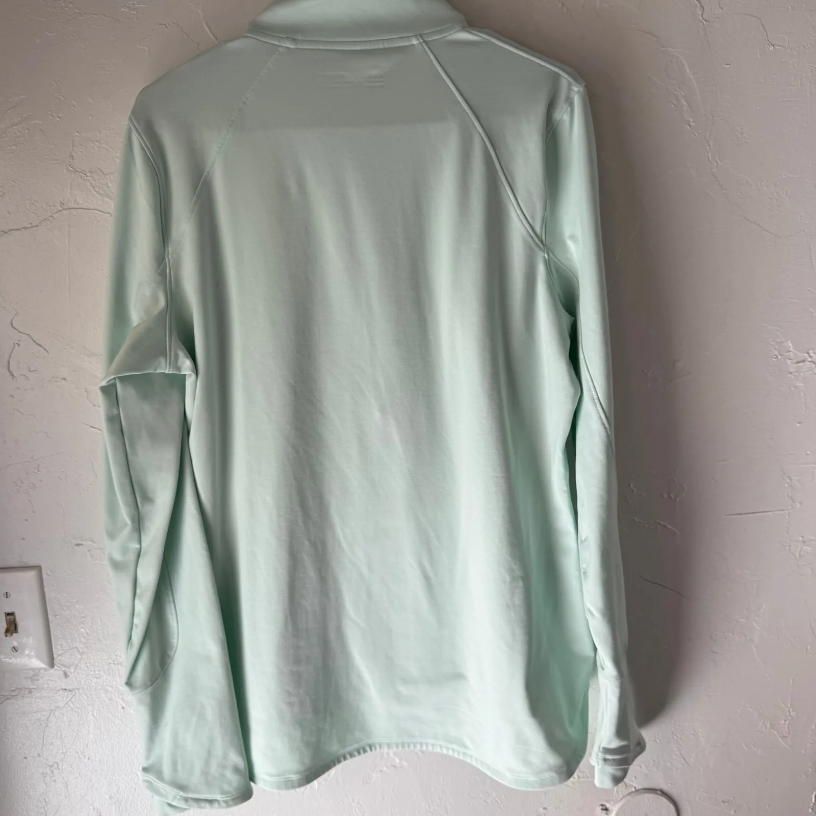 Under Armour XL Mint Green Quarter Zip Pullover Long Sleeve Athletic Top‎ - Image 5