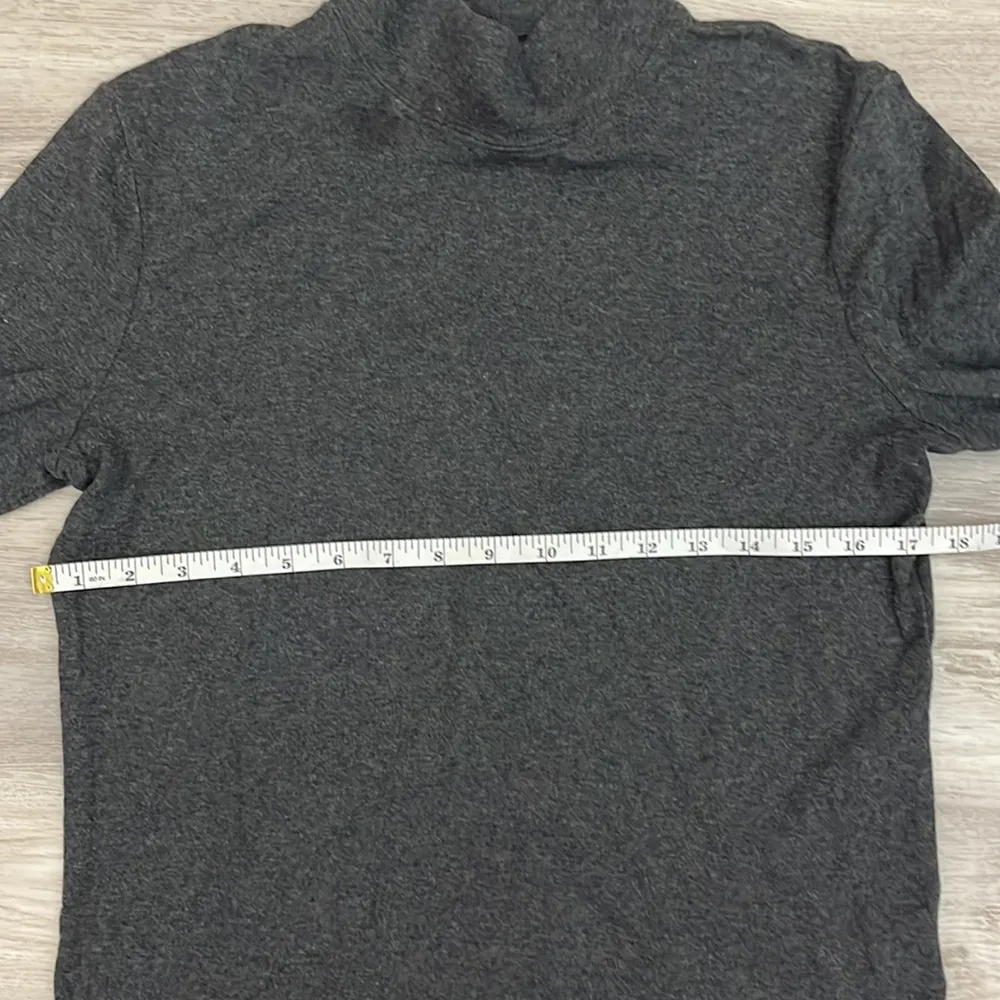 Sport Charcoal Gray Classic Short Neck Long Sleeve Turtle Neck L - Image 6