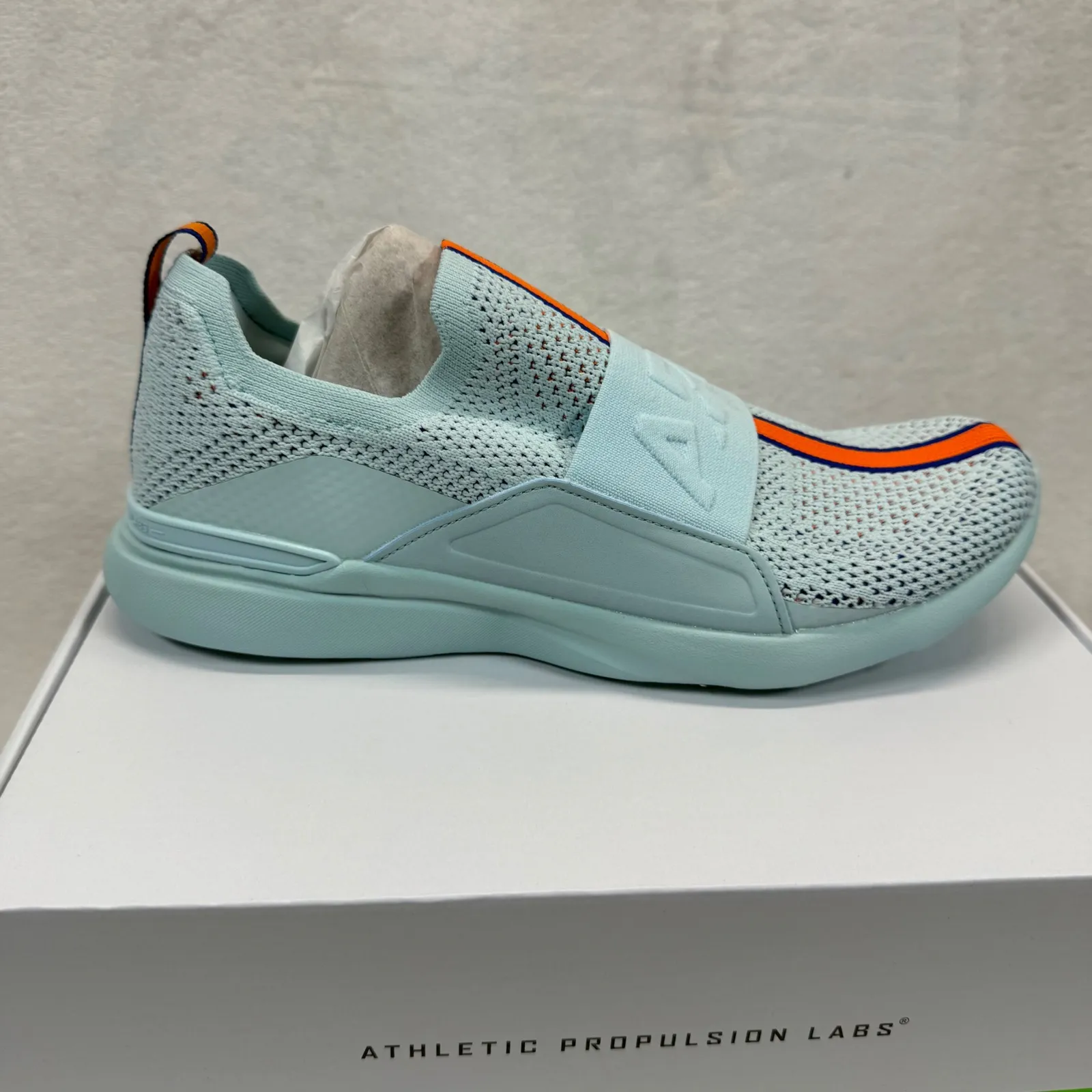 APL Athletic Propulsion Labs Techloom Bliss Slip‎ On Running Shoes Gulf Blue 8 - Image 5