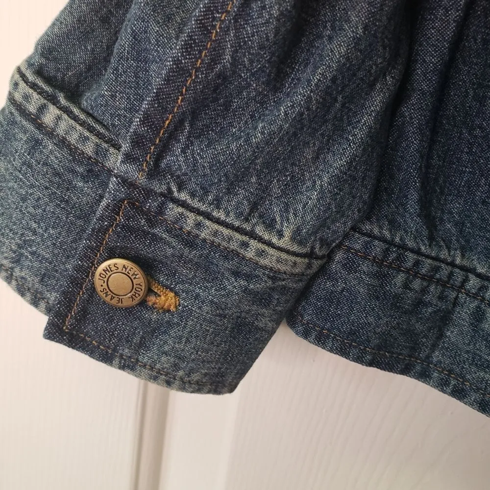 NWT Jones of New York Denim Jacket Size 14 - Image 2