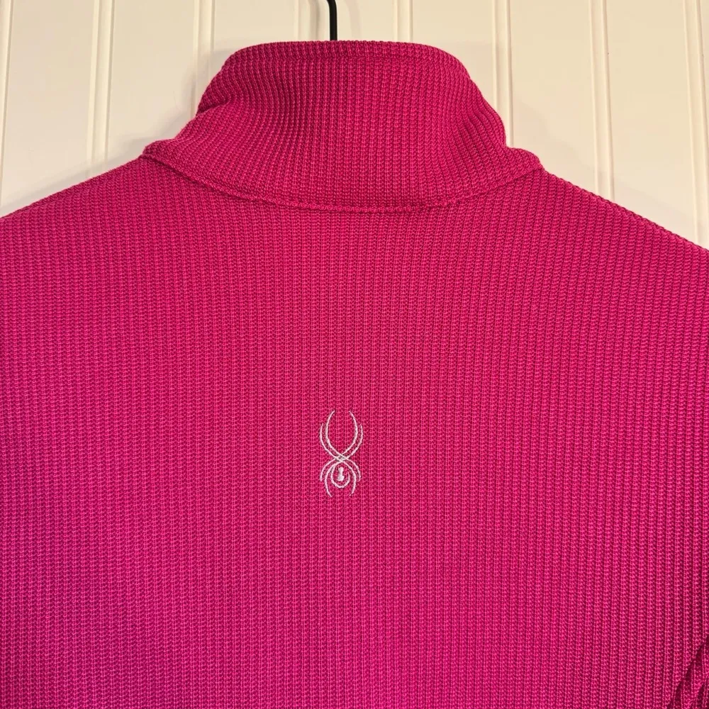 Spyder Women’s Pink Full-Zip Fleece Core Sweater Jacket Size Medium - Image 7