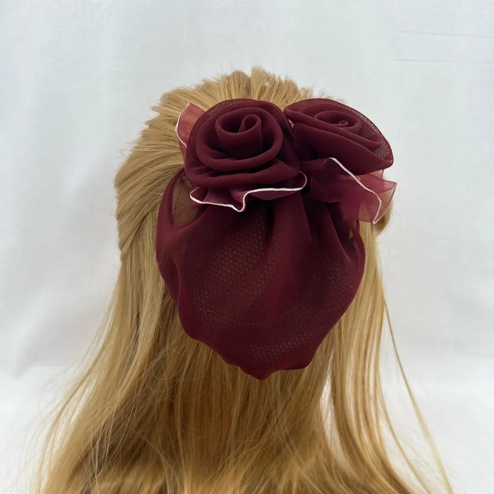 Vintage Floral Bow Red - Image 2