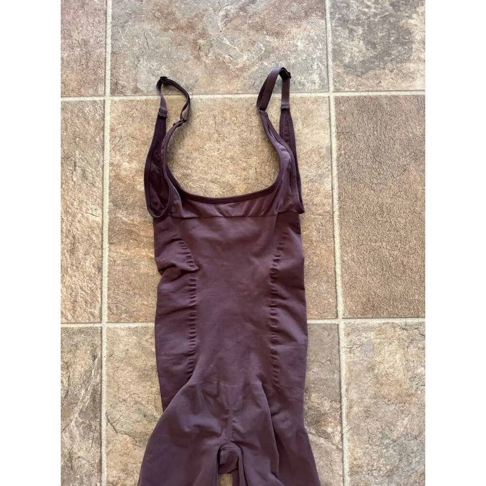 Skims Seamless Sculpt Mid Thigh Bodysuit Cocoa Size XXS/XS - Image 7