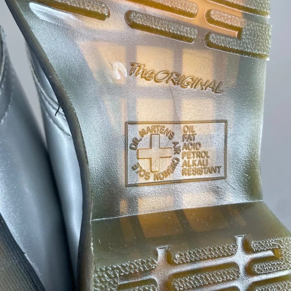 Dr. Martens Silver Chrome 1461 Vegan Dress Shoes Wedding Prom Cosplay US Size 5 - Image 9