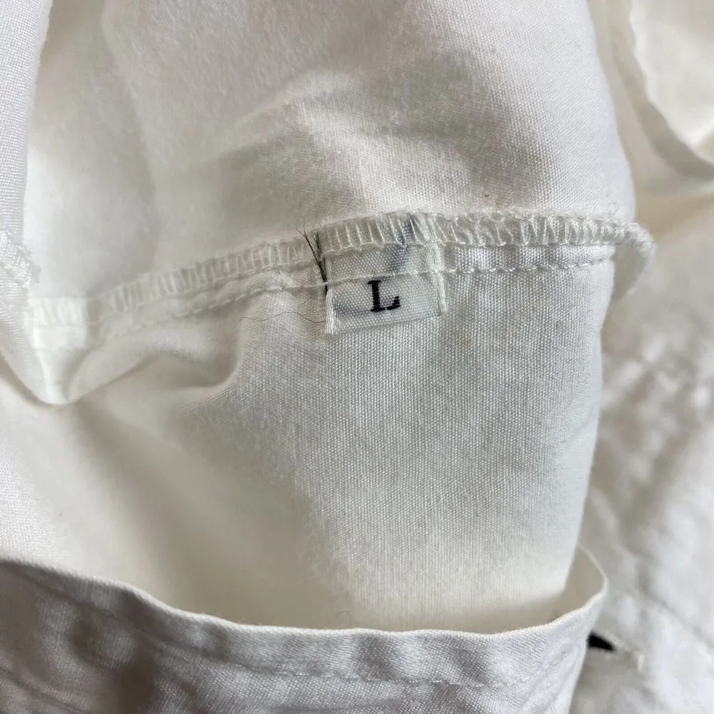 Vintage Wrangler Women's Western White Southwest Tuxedo‎ Shirt Size Medium/Large - Image 7