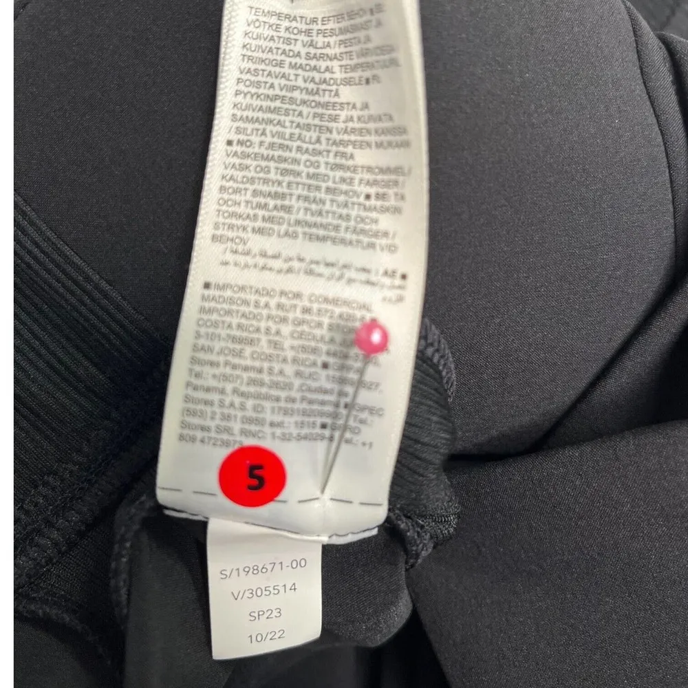 New Athleta Pants Womens 20 Brooklyn Mid Rise Ankle Lightweight Cropped Black - Image 13