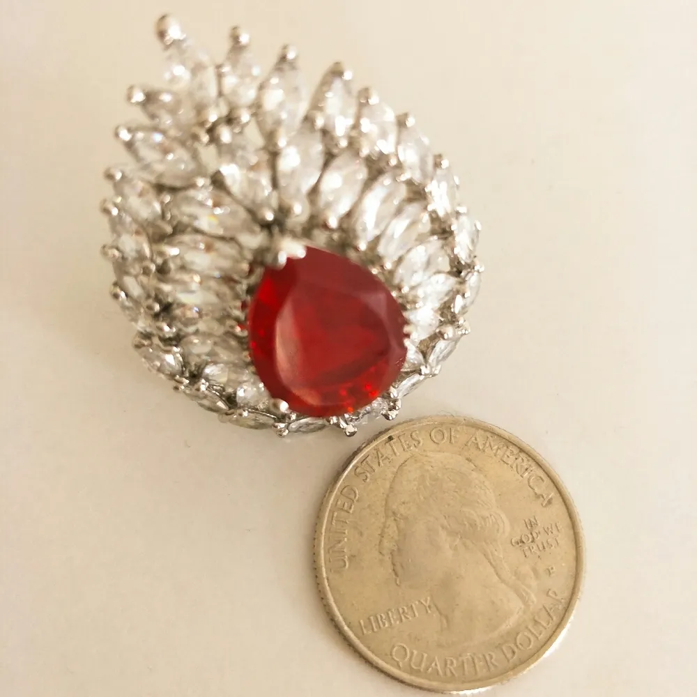 Amazing red stone Ring - Image 2