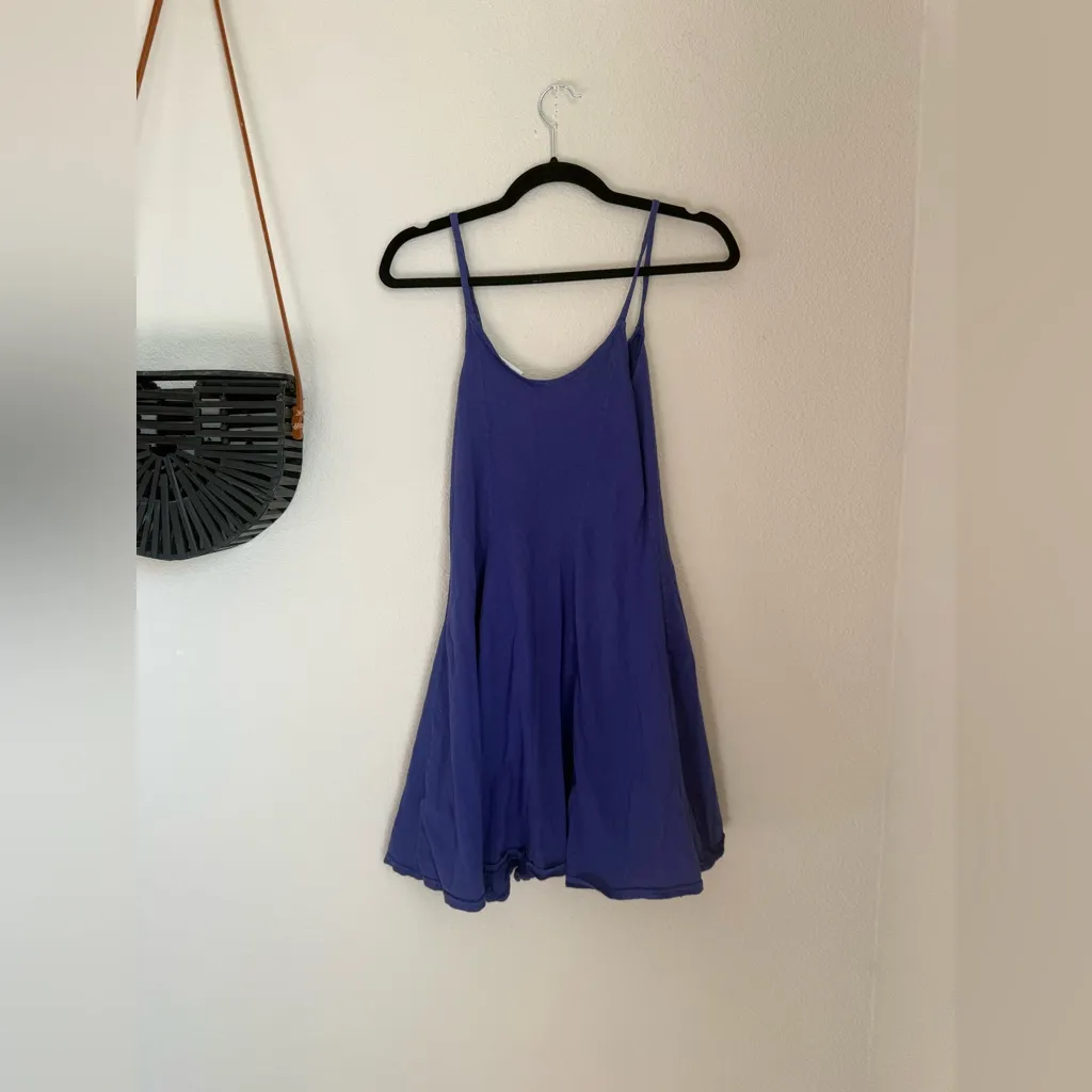 Spoiled Girl Purple A Line Babydoll Spaghetti Strap Dress, Size Small - Image 2