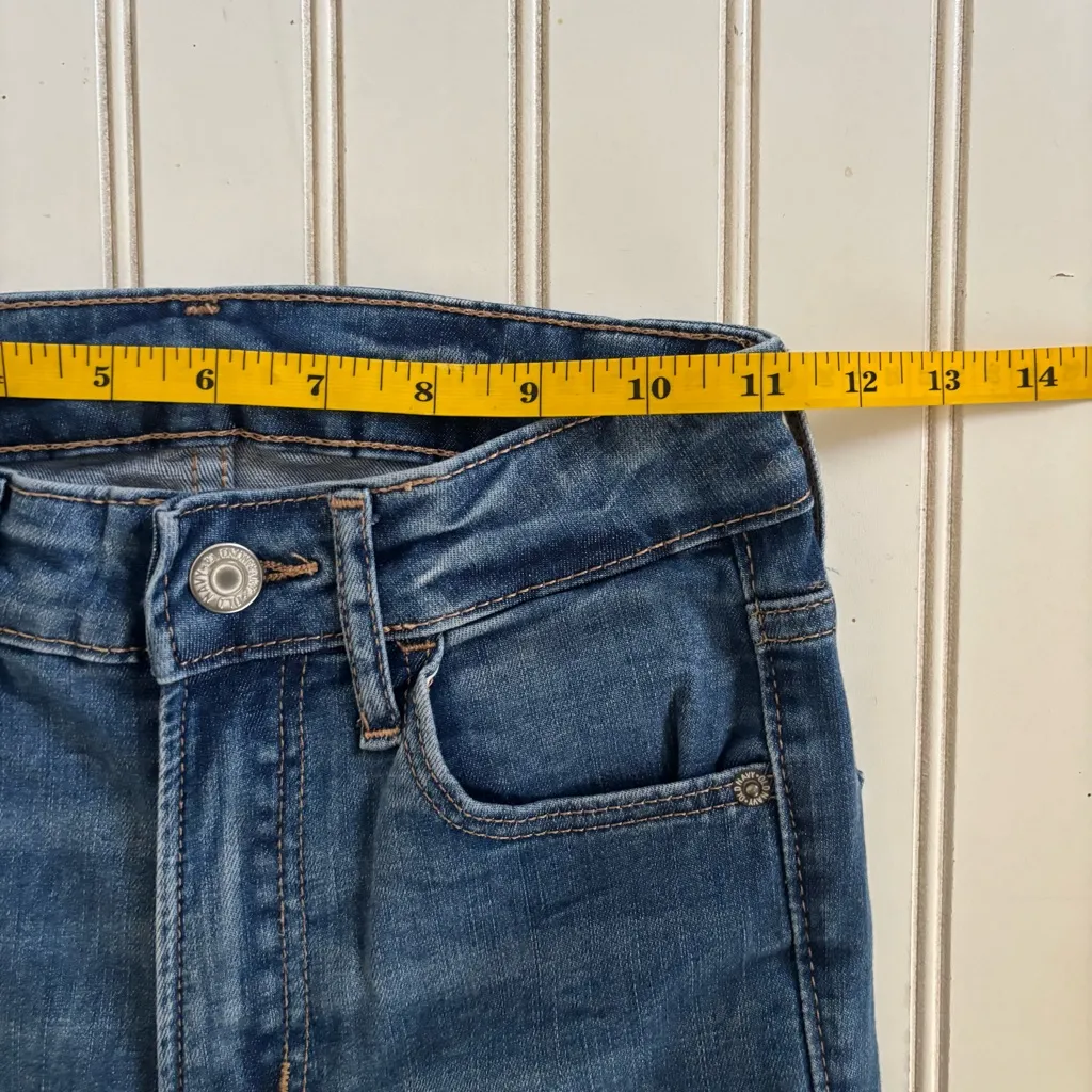 Old Navy high Rise Wide Leg Jeans in Denim Blue - Image 5