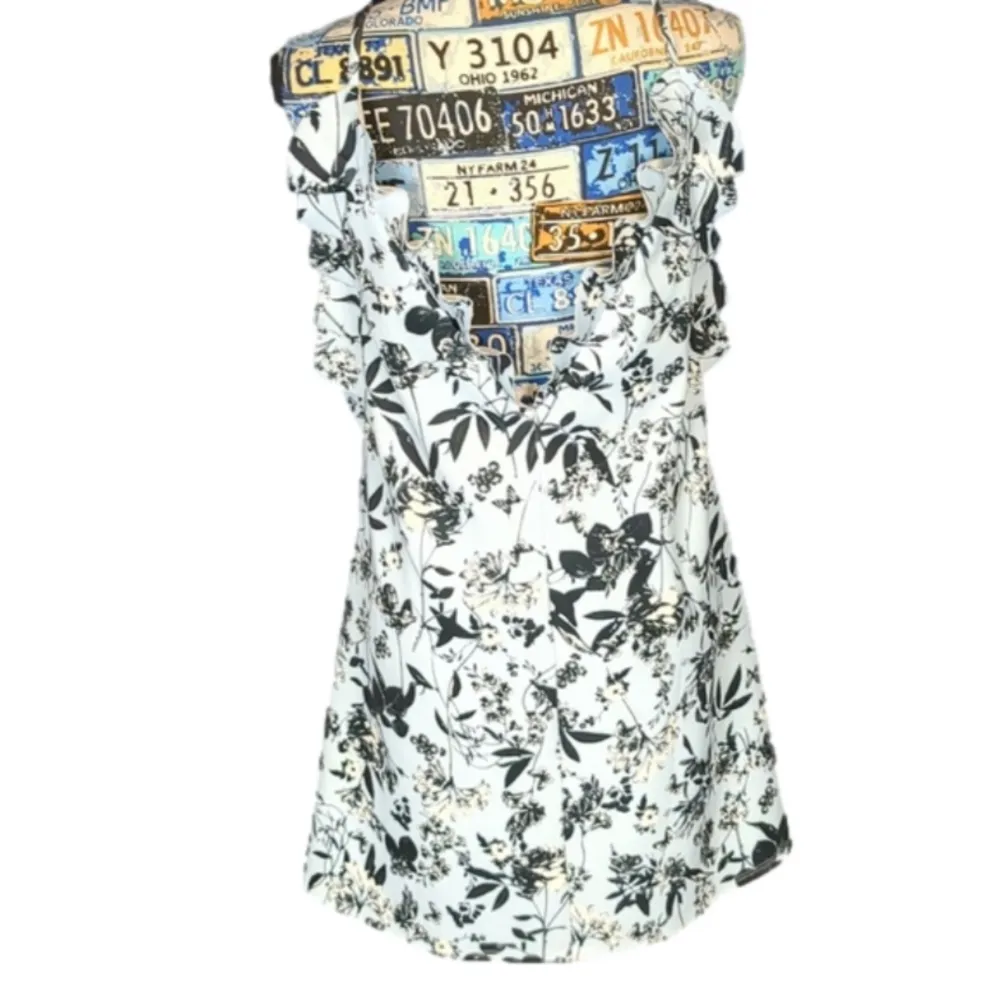 Asos blue floral dress size 6 - Image 3