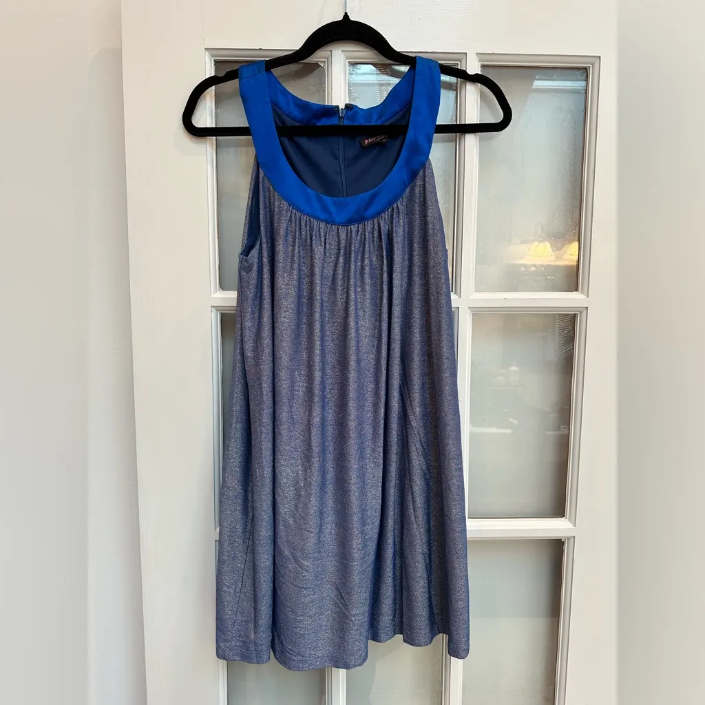 Vintage Y2K Betsey Johnson 90s 2000s Metallic Shimmer Party Dress Size 10 Medium - Image 11