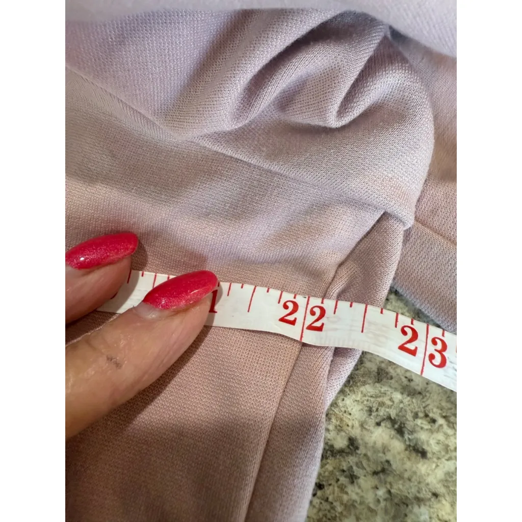 Women's Anne Klein Pink Moto Jacket XL with Gold Zippers - Image 4