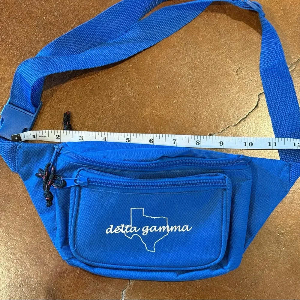 Delta Gamma University Sorority Vibrant Blue Fanny Pack Belt Bag Adjustable - Image 7