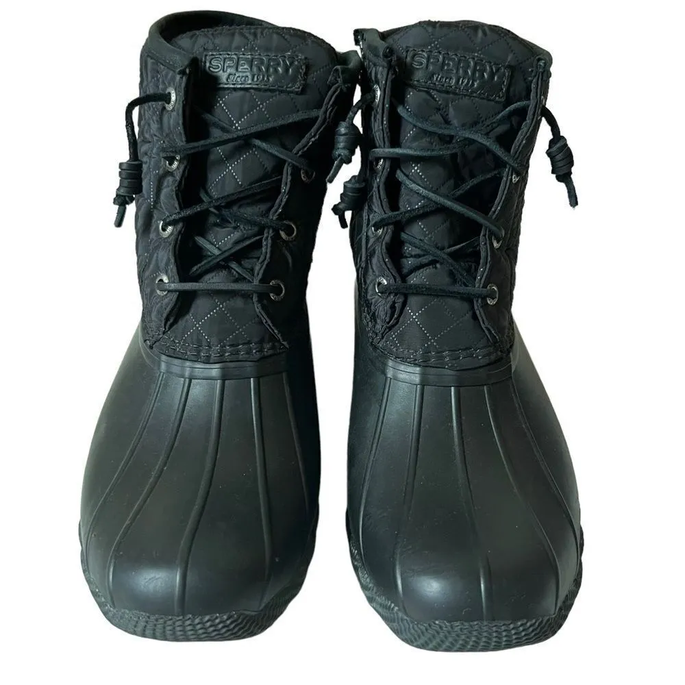 Sperry | Saltwater Nylon Quilted Duck Boots - Image 3