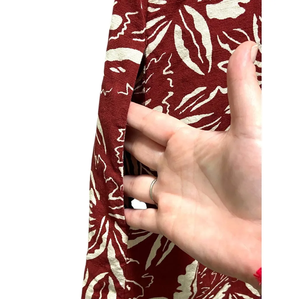 Patagonia Pataloha Dress Burgundy Size 4 Vintage - Image 10