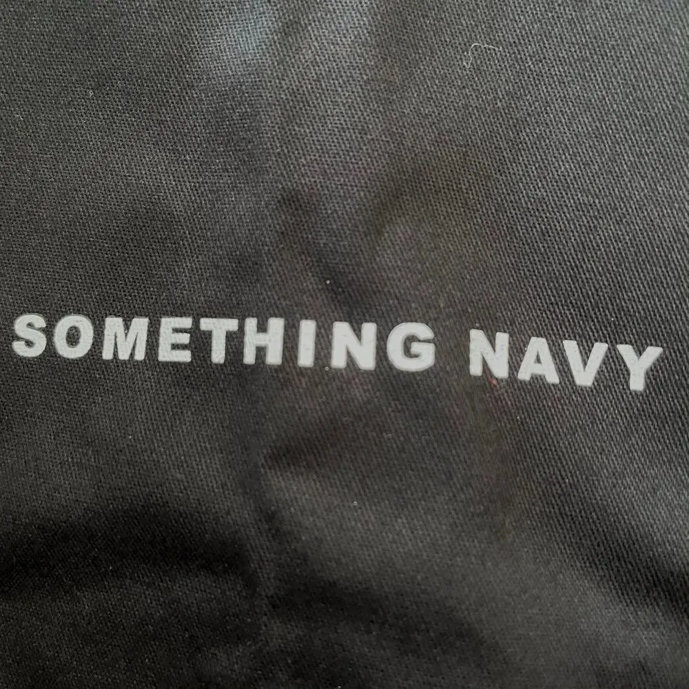 Something Navy black drawstring dust bag - Image 3